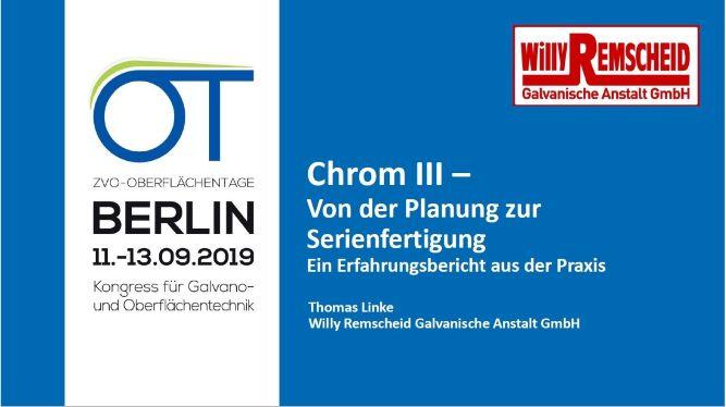 Unser Weg zu Chrom III